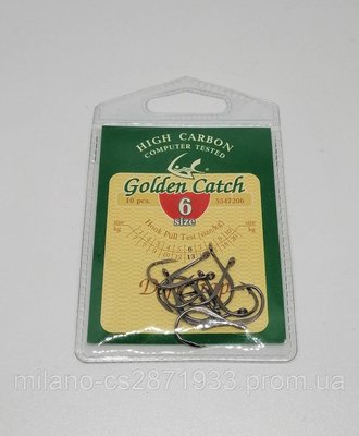 Крючки Golden Catch Deft Trap N° 6 3006 фото