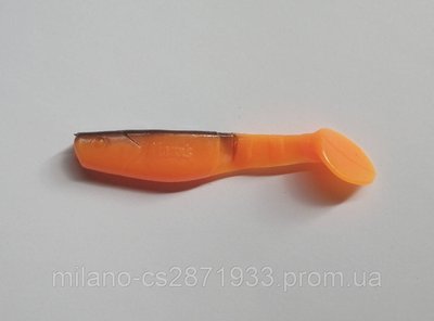 Силиконовая приманка Mann's Predator 3 M-066 морковь + чёрная спина 1473698021 фото
