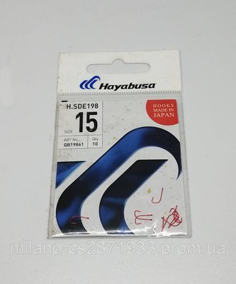 Крючки Hayabusa H. SDE 198 N°15 1959115438 фото
