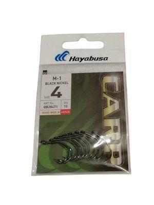Гачки коропові Hayabusa M1 Black Nickel N 4 3140075298 фото